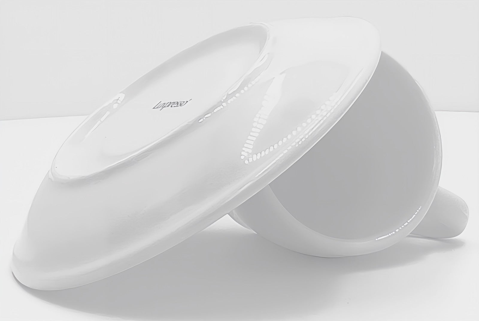 6 Espressotassen mit Untertasse dickwandig aus Porzellan Italia 6er Tassenset