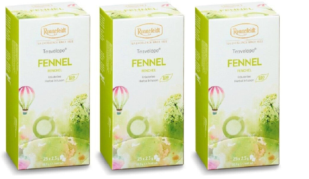 Ronnefeldt Teavelope BIO Fencheltee 25 Teebeutel – Deutscher Bio Kräutertee