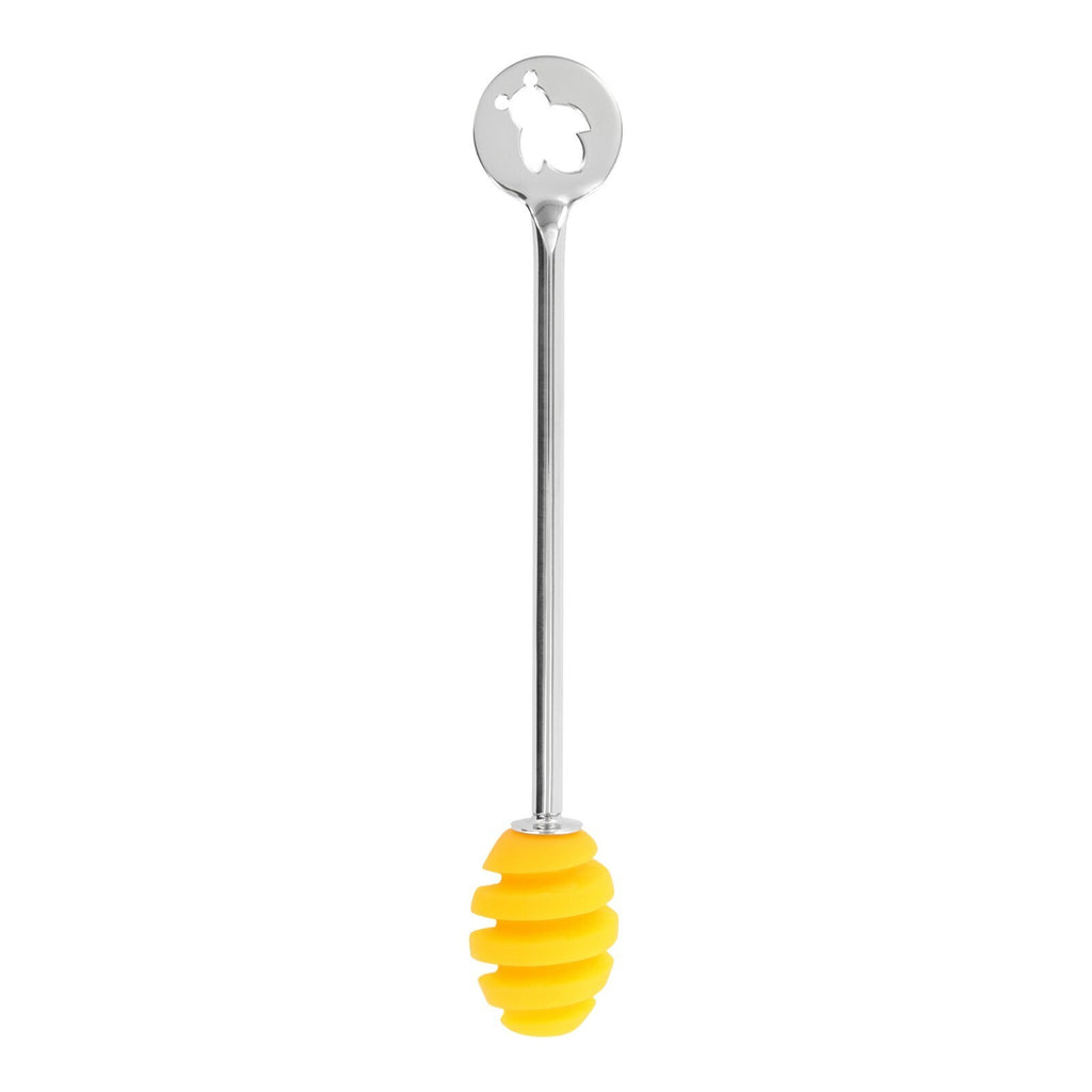 Honiglöffel Honig  heber stäbchen portionierer  wender aus Edelstahl Silikon