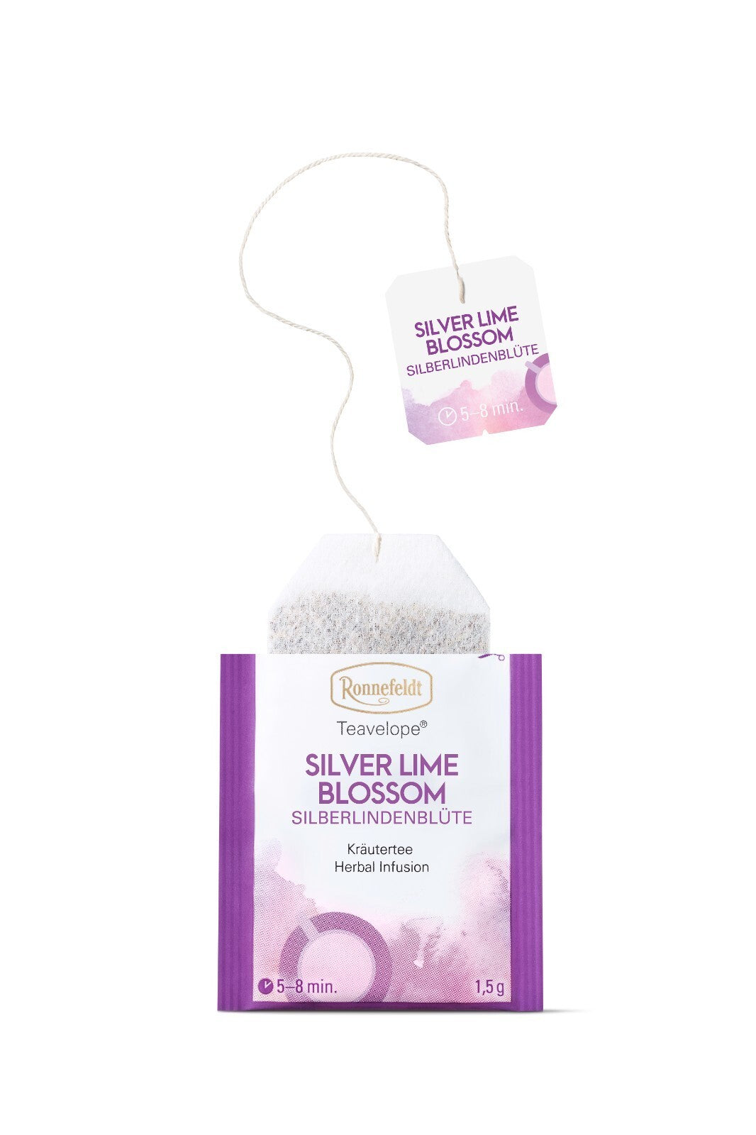 Ronnefeldt Teavelope Silver Lime Blossom Kräutertee Hochwertiger Bio Kräuterte
