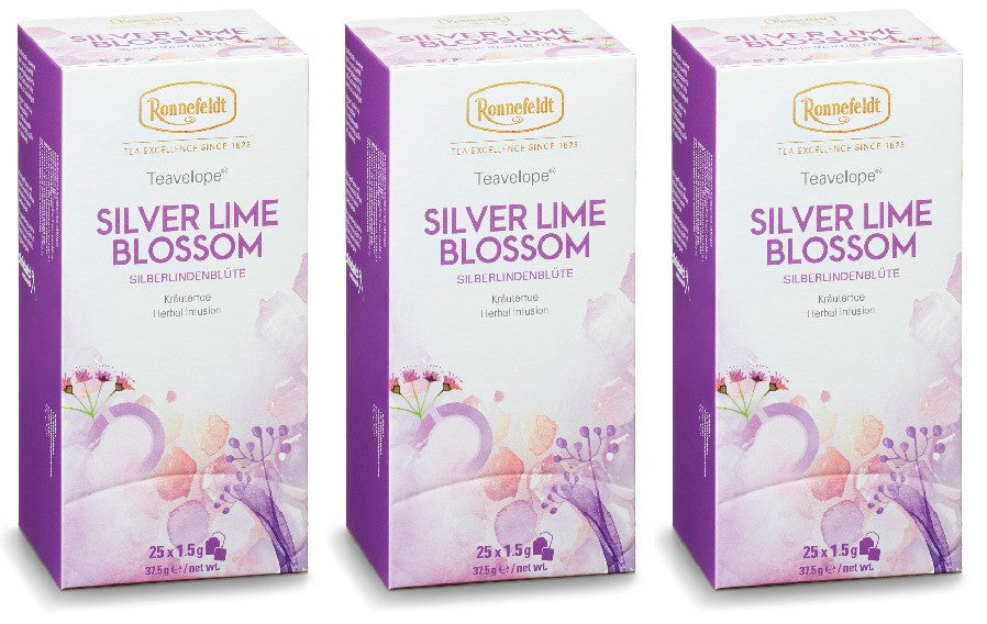 Ronnefeldt Teavelope Silver Lime Blossom Kräutertee Hochwertiger Bio Kräuterte