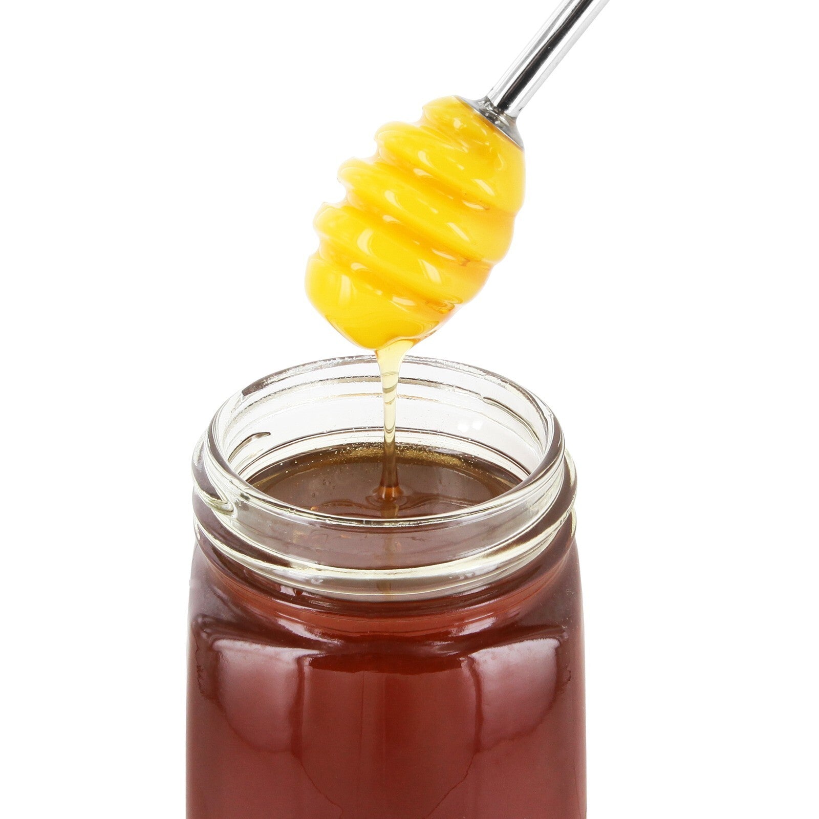 Honiglöffel Honig  heber stäbchen portionierer  wender aus Edelstahl Silikon