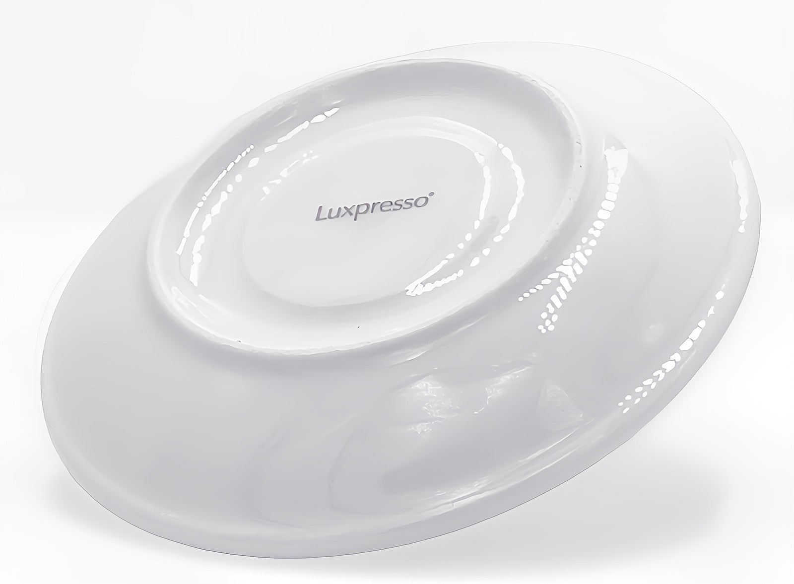 Dickwandige Porzellan-Espressotassen-Set mit Unterteller – Weiß, 1er Set